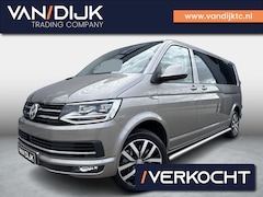 Volkswagen Transporter - 2.0 TDI L2H1 DC Highline 5 persoons ✓Automaat ✓Full LED ✓Half Leder Alcantara ✓Dubbele Sch