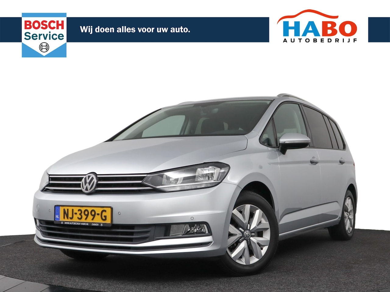 Volkswagen Touran - 1.2 TSI CONNECTED SERIES ECC/CRUISE/NAV/CAMERA/REGEN.SENS/PARK.SENS/ALCANTARA/TREKHAAK - AutoWereld.nl