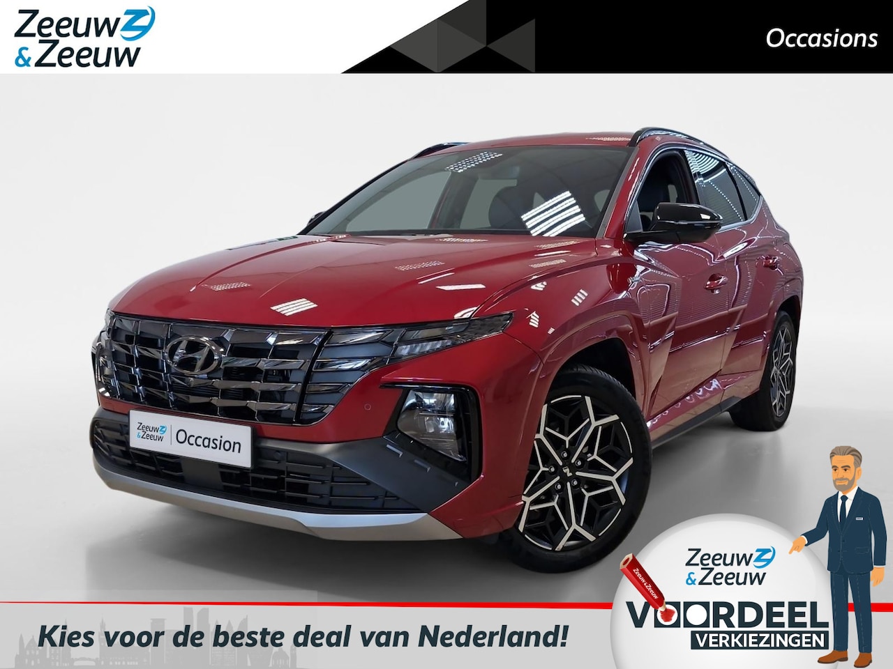 Hyundai Tucson - 1.6 PHEV | N LINE | 4WD | 1e EIGENAAR | NL AUTO | NAVI | ALCANTARA - AutoWereld.nl