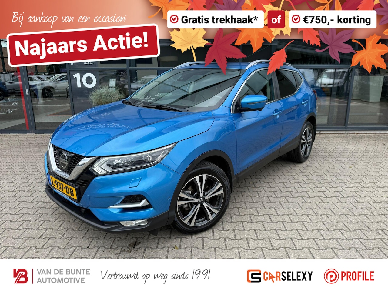 Nissan Qashqai - 1.2 Tekna *Stoelverwarming & 360 Camera* - AutoWereld.nl