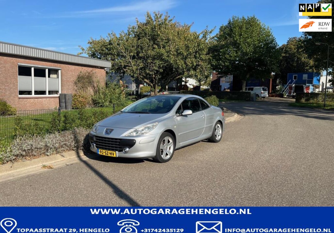 Peugeot 307 CC - 2.0-16V Oxygo 2.0-16V Oxygo - AutoWereld.nl