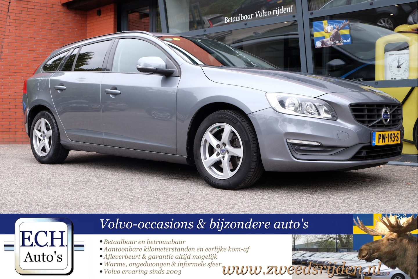 Volvo V60 - D3 150 pk Aut. Dealer onderhouden, Elektr. stoel, Trekhaak, Stoelverwarming - AutoWereld.nl