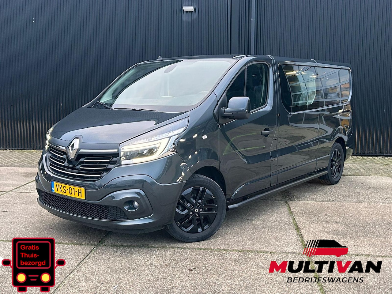 Renault Trafic - 2.0 dCi 145pk EDC L2H1 DC Luxe | Navigatie | LED | Velgen | Sidebars | Automaat | Dubbel c - AutoWereld.nl