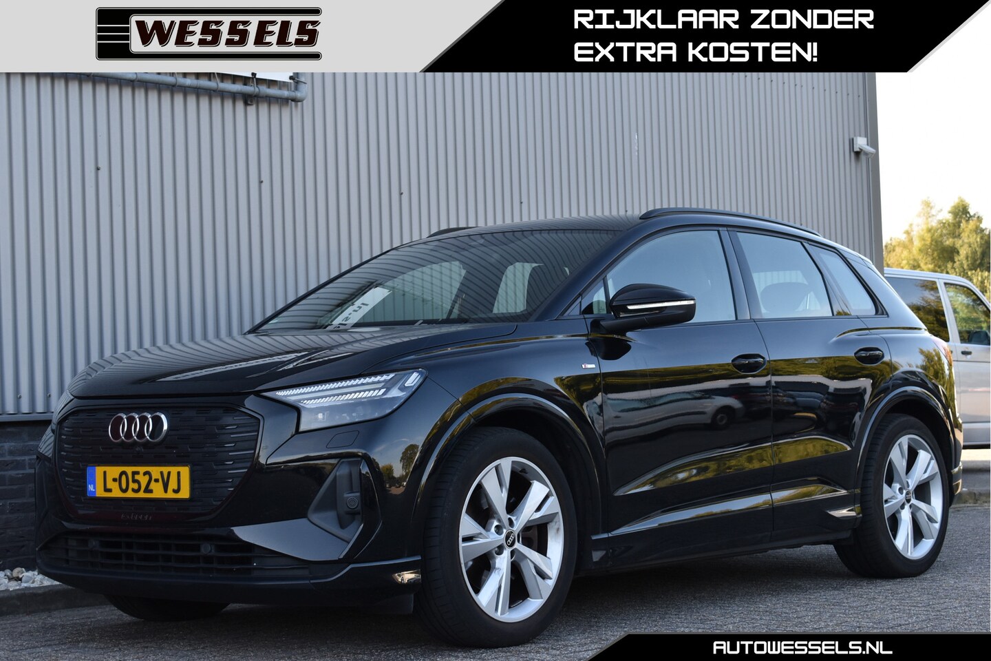Audi Q4 e-tron - 40 Launch edition S-line Competition 77 kWh Trekhaak, Adaptive cruise, Camera, Stoelverwar - AutoWereld.nl