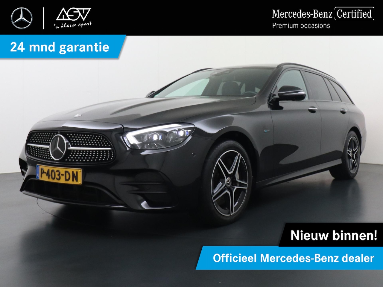 Mercedes-Benz E-klasse Estate - 300 de AMG-Line | Panorama-Schuifdak | Trekhaak Wegklapbaar | Burmester Surround System | - AutoWereld.nl