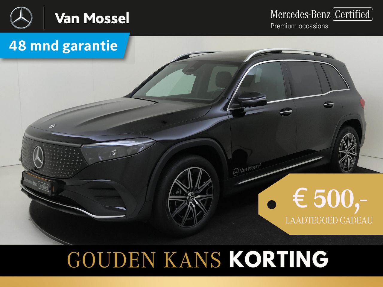 Mercedes-Benz EQB - 250+ AMG Line 71 kWh / Premium/ Panoramadak/ Burmester/ Head Up/ El. Trekhaak - AutoWereld.nl