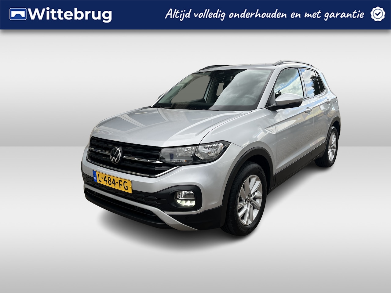 Volkswagen T-Cross - 1.0 TSI Life / APP-CONNECT/ NAVI/ PARK. SENSOREN + CAMERA/ CLIMA/ DAB/ ADAPT. CRUISE/ 16" - AutoWereld.nl