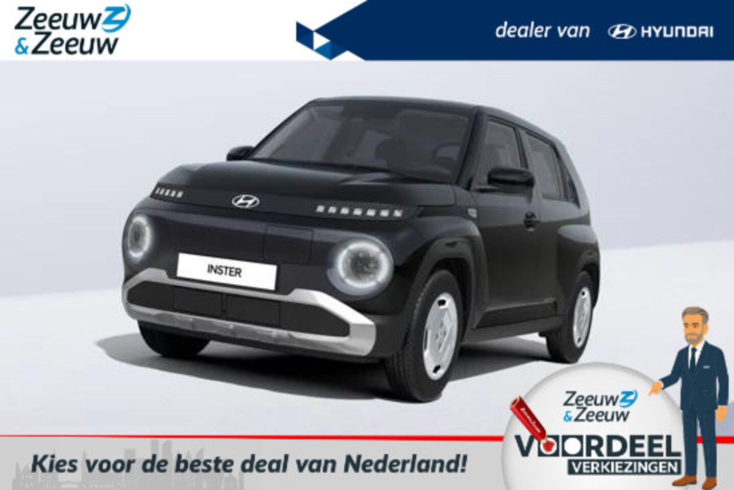 Hyundai Inster - E-Motion 42 kWh NU RIJKLAAR €23.500,- | UIT VOORRAAD LEVERBAAR! | 269,- PER MAAND PRIVATE - AutoWereld.nl