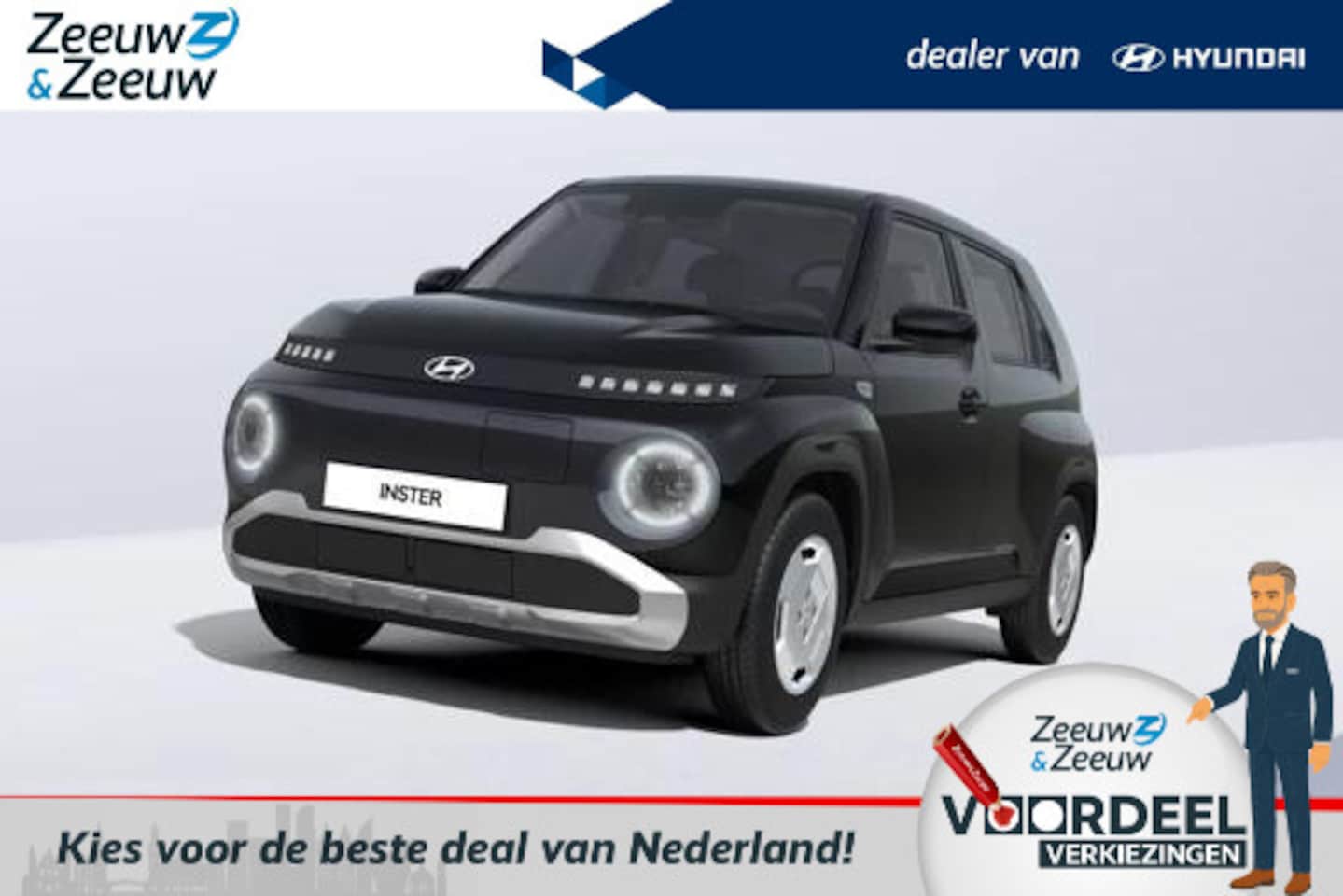 Hyundai Inster - E-Motion 42 kWh RUIM €3.000,- KORTING | GEEN LEVERTIJD | 269,- PER MAAND PRIVATE LEASE - AutoWereld.nl