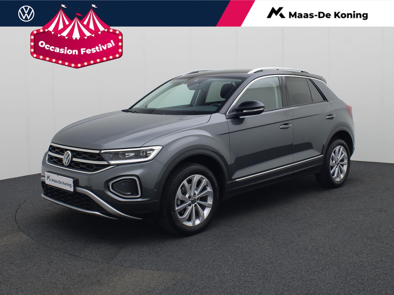 Volkswagen T-Roc - 1.5TSI/150PK Style DSG · Navigatie · Massagefunctie · Apple/Android · Garantie tot januari - AutoWereld.nl