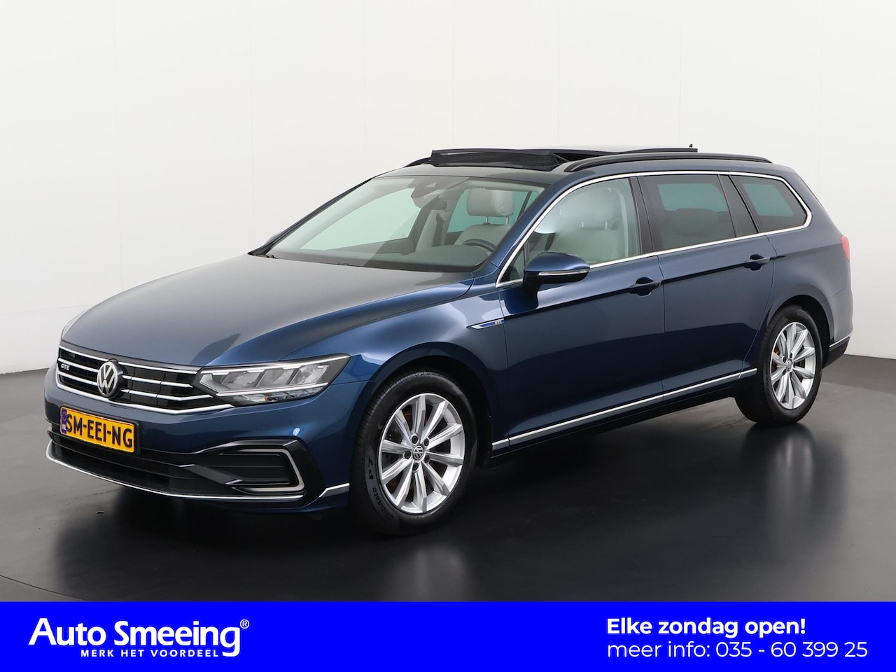 Volkswagen Passat Variant - 1.4 TSI PHEV GTE | Panoramadak | Leder | Trekhaak | DYNAudio | Zondag Open! - AutoWereld.nl