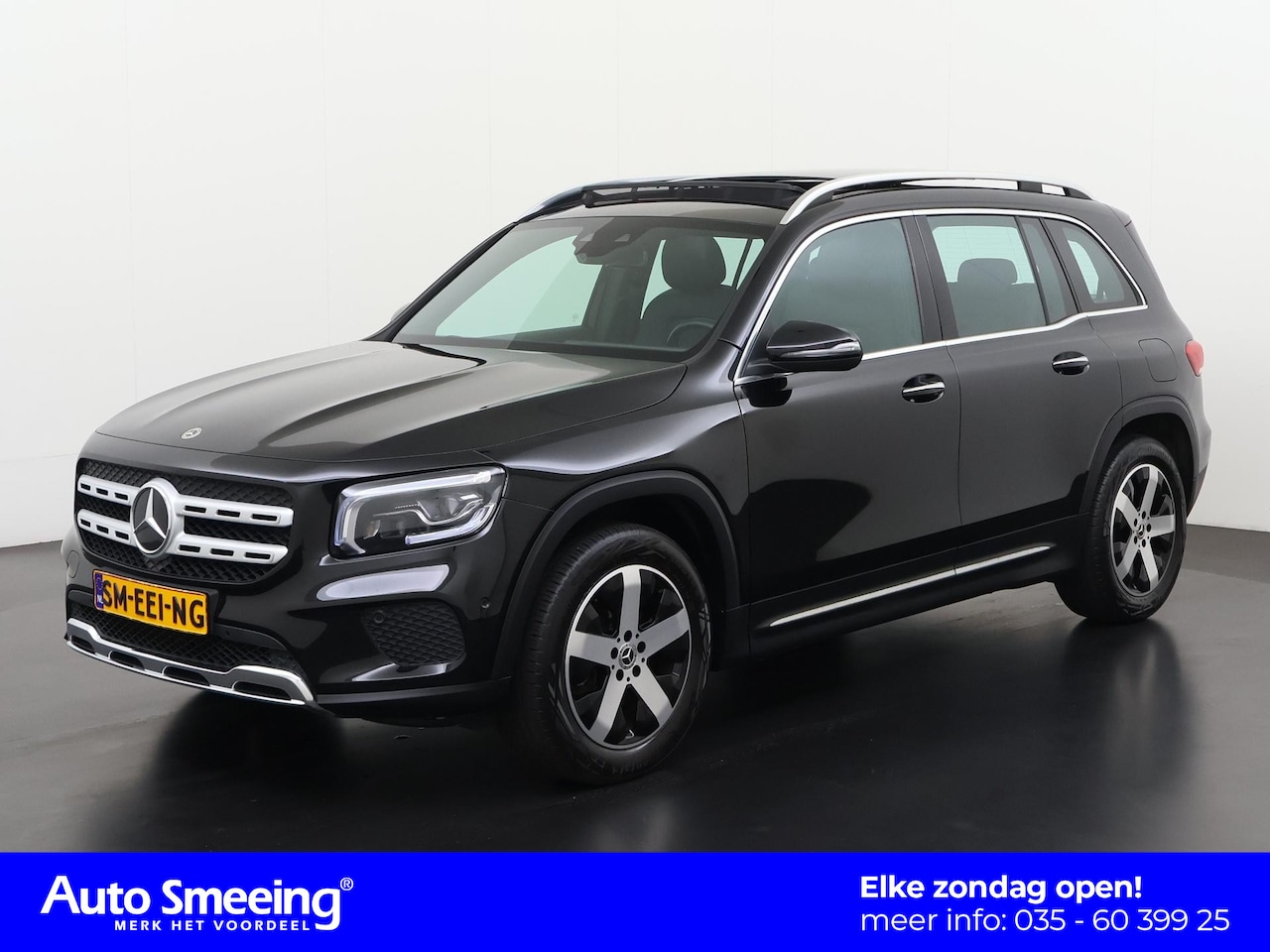 Mercedes-Benz GLB - 200 Business Solution Luxury 7p. | Panoramadak | Leder | Trekhaak | Zondag Open! - AutoWereld.nl