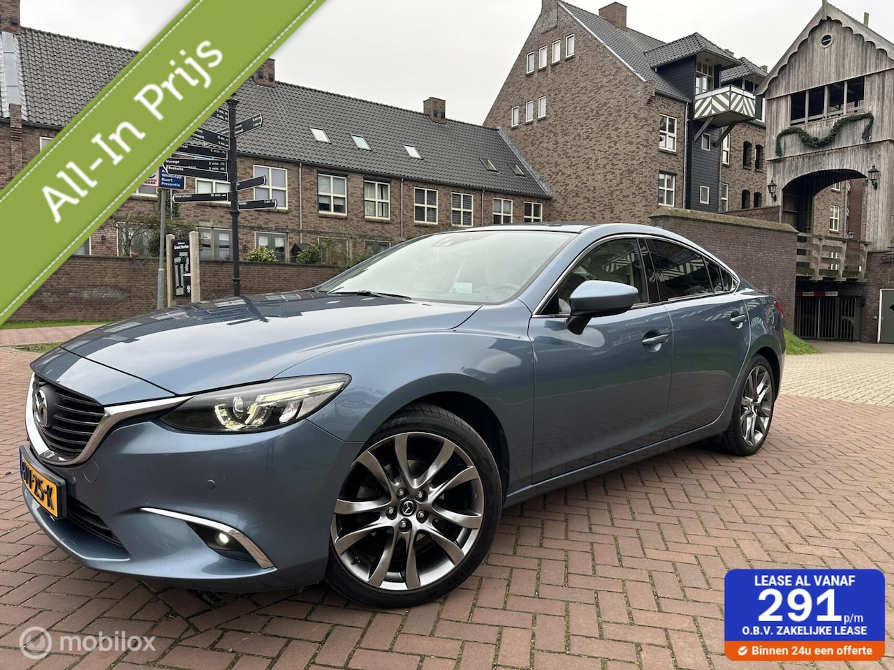 Mazda 6 - 2.5 SkyActiv-G 192 GT-M Trekhaak Leder Led GARANTIE - AutoWereld.nl