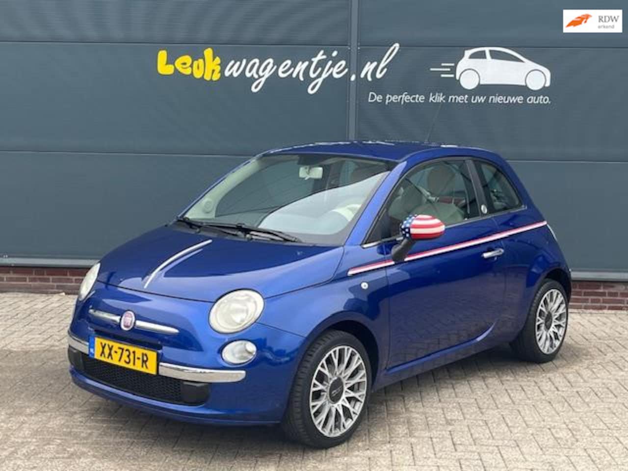 Fiat 500 - 1.2 USA Edition *uniek: slechts 500 *16 inch *airco - AutoWereld.nl
