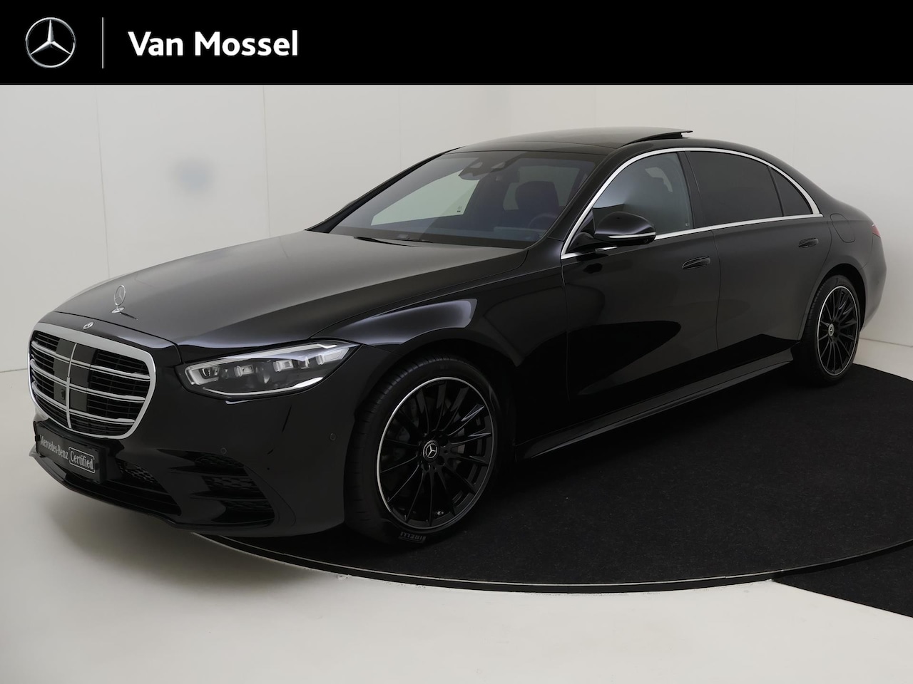 Mercedes-Benz S-klasse - 580 e Lang AMG Line / Panoramadak/ 20 inch/ Achterasbesturing - AutoWereld.nl