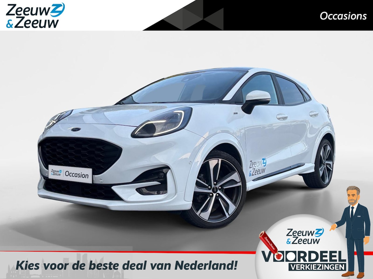 Ford Puma - 1.0 EcoBoost Hybrid ST-Line X | 19 inch | FULL LED | Schuif/kanteldak | Winter Pack | Driv - AutoWereld.nl