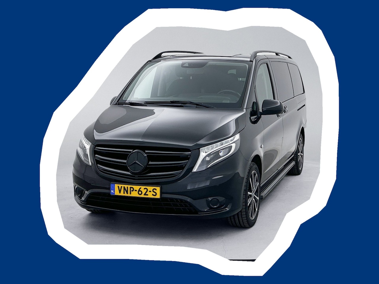 Mercedes-Benz Vito - 119 CDI Lang DC 2x schuifdeur Dubbele cabine Navigatie Trekhaak Climate control Sidebars - AutoWereld.nl