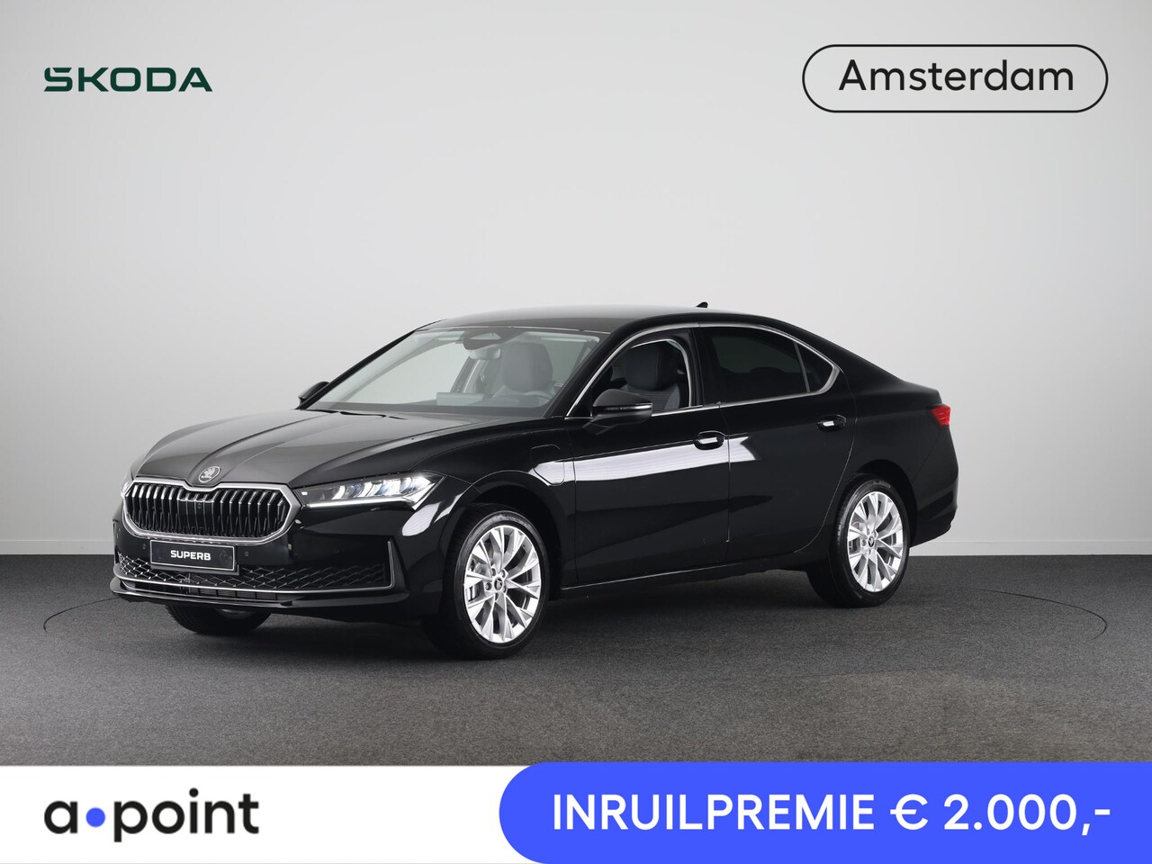 Skoda Superb - Business Edition PHEV 1.5 TSI 204 pk 6 versn. DSG | Trekhaak wegklapbaar | Chrome pakket | - AutoWereld.nl