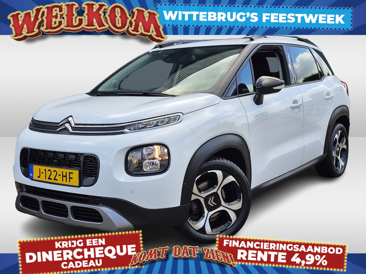 Citroën C3 Aircross - 1.2 PureTech S&S Shine 110 PK | Navigatie | Keyless Entry | Camera | HiFi Focal | Draadloz - AutoWereld.nl