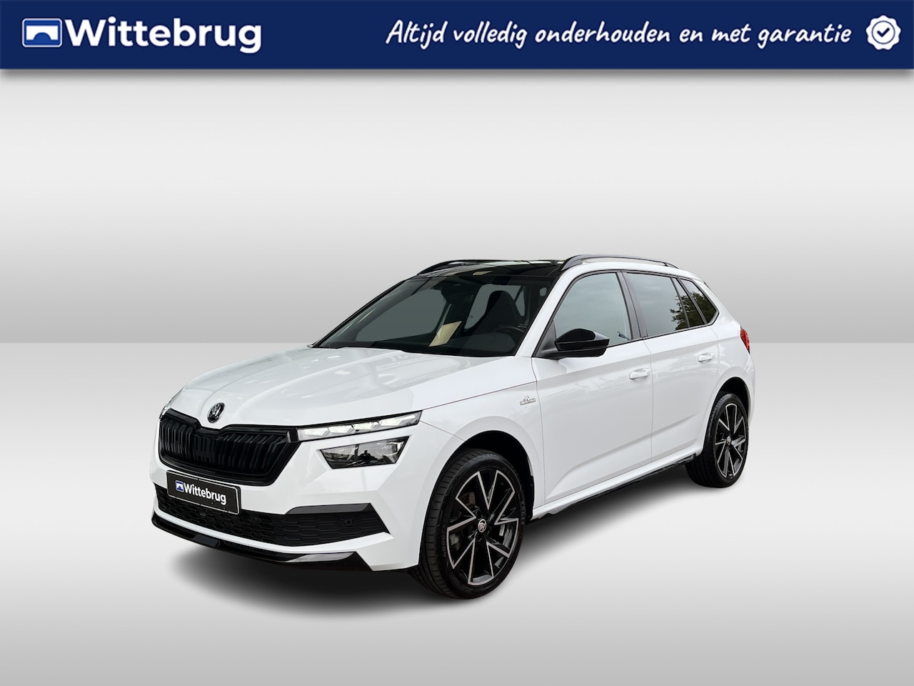 Skoda Kamiq - 1.5 TSI DSG ACT Monte Carlo / Panorama dak / Virtual cockpit / Navigatie / 18'' LMV - AutoWereld.nl