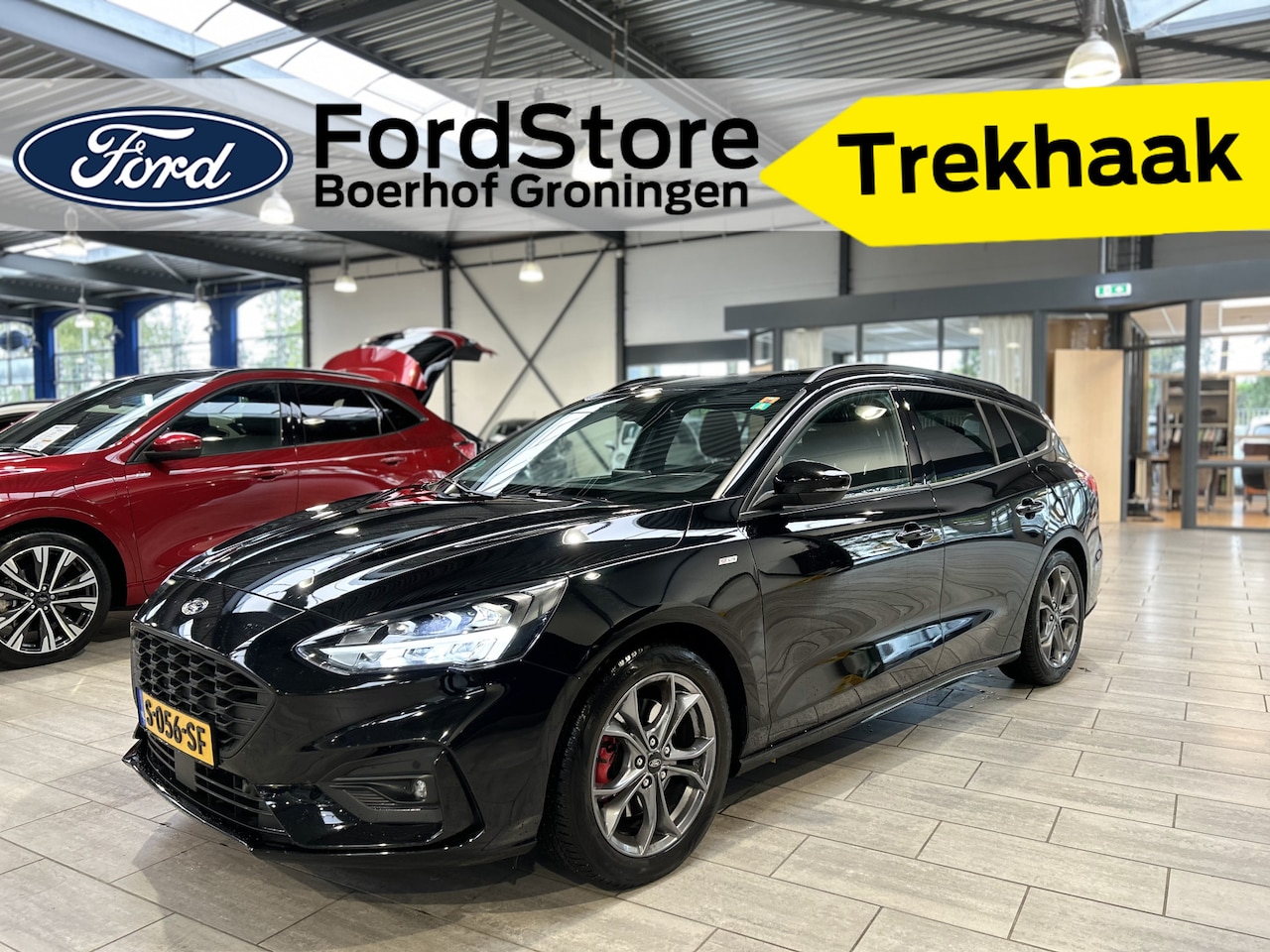 Ford Focus Wagon - EcoBoost Hybrid 125 pk ST Line | Trekhaak | Winter Pack | Camera | full LED | 4 seiz. band - AutoWereld.nl