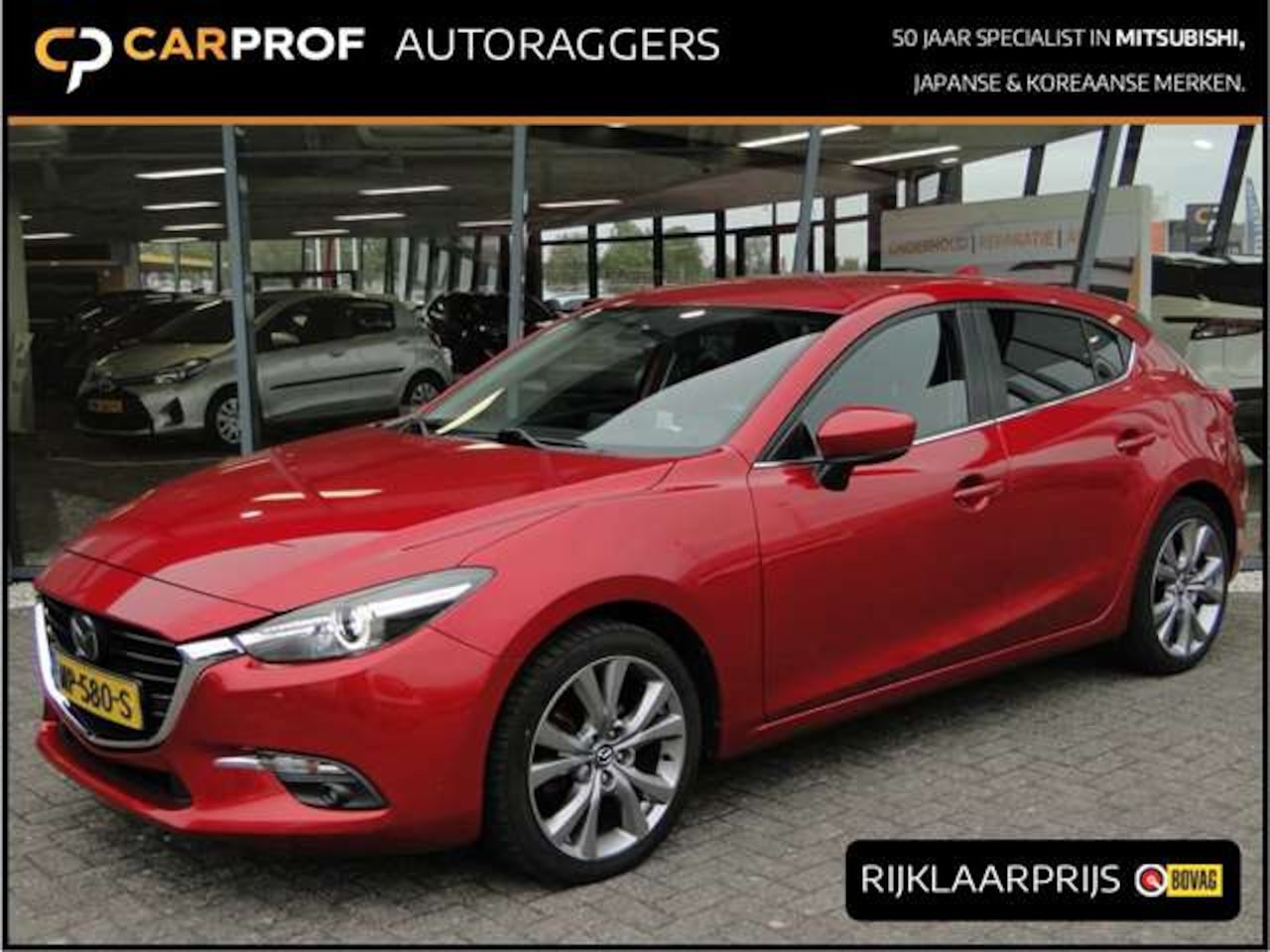 Mazda 3 - 2.0 GT-M | Leer | Head-Up | Led | Trekhaak | SKYACTIV-G 88KW HB - AutoWereld.nl