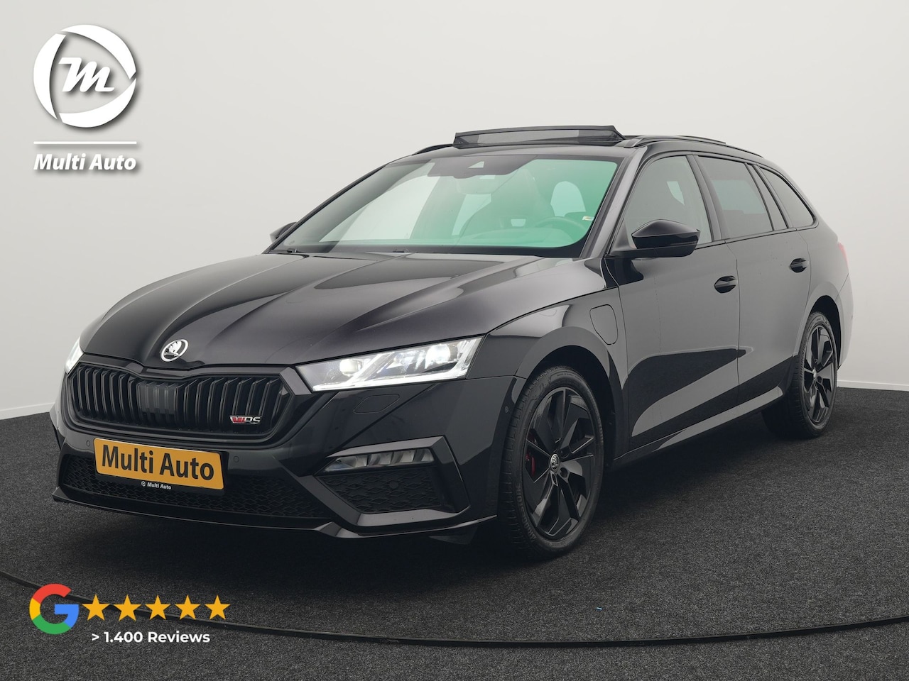 Skoda Octavia - 1.4 TSI RS iV Plug In Hybrid 245pk Dealer O.H. PHEV | Panodak | Head Up | Adaptive Cruise - AutoWereld.nl