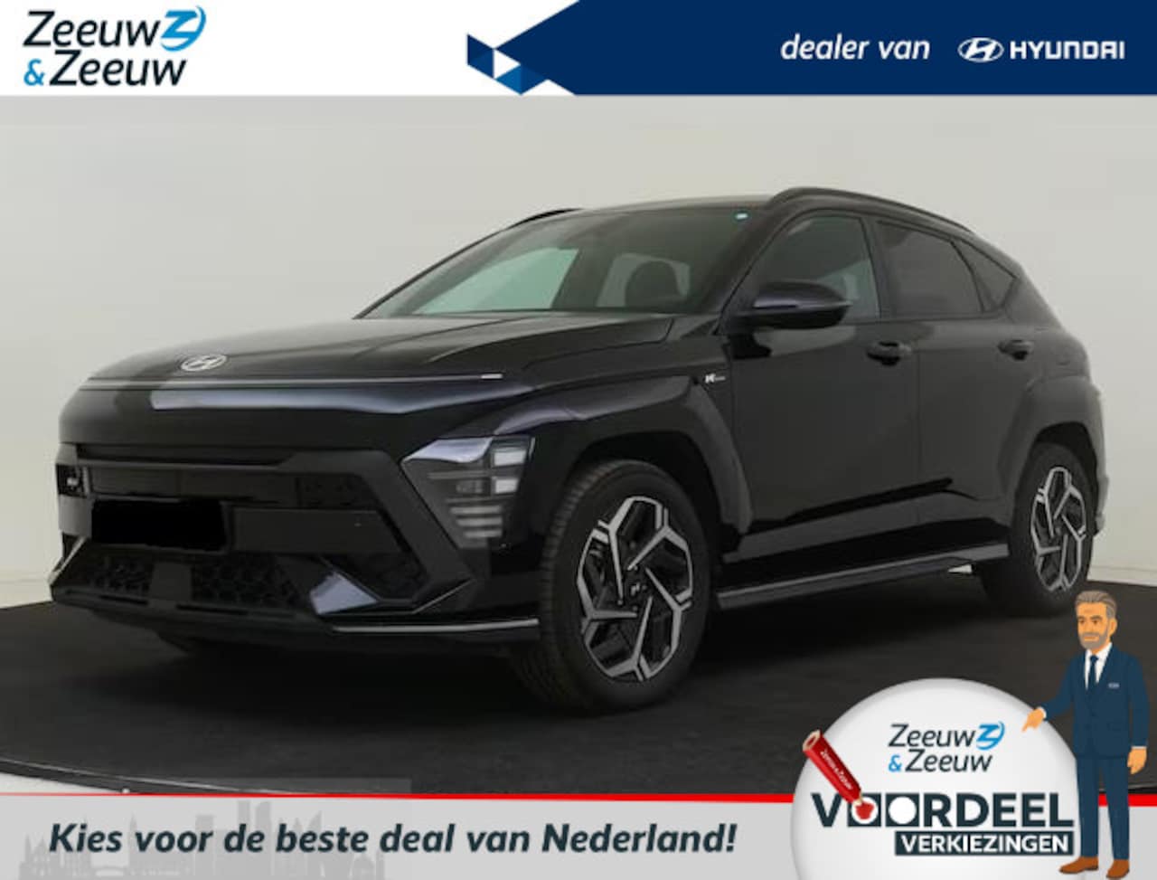 Hyundai Kona - 1.6 GDI HEV N Line DIRECT LEVERBAAR | RIJKLAAR € 37.500,-| DIVERSE KLEUREN! - AutoWereld.nl