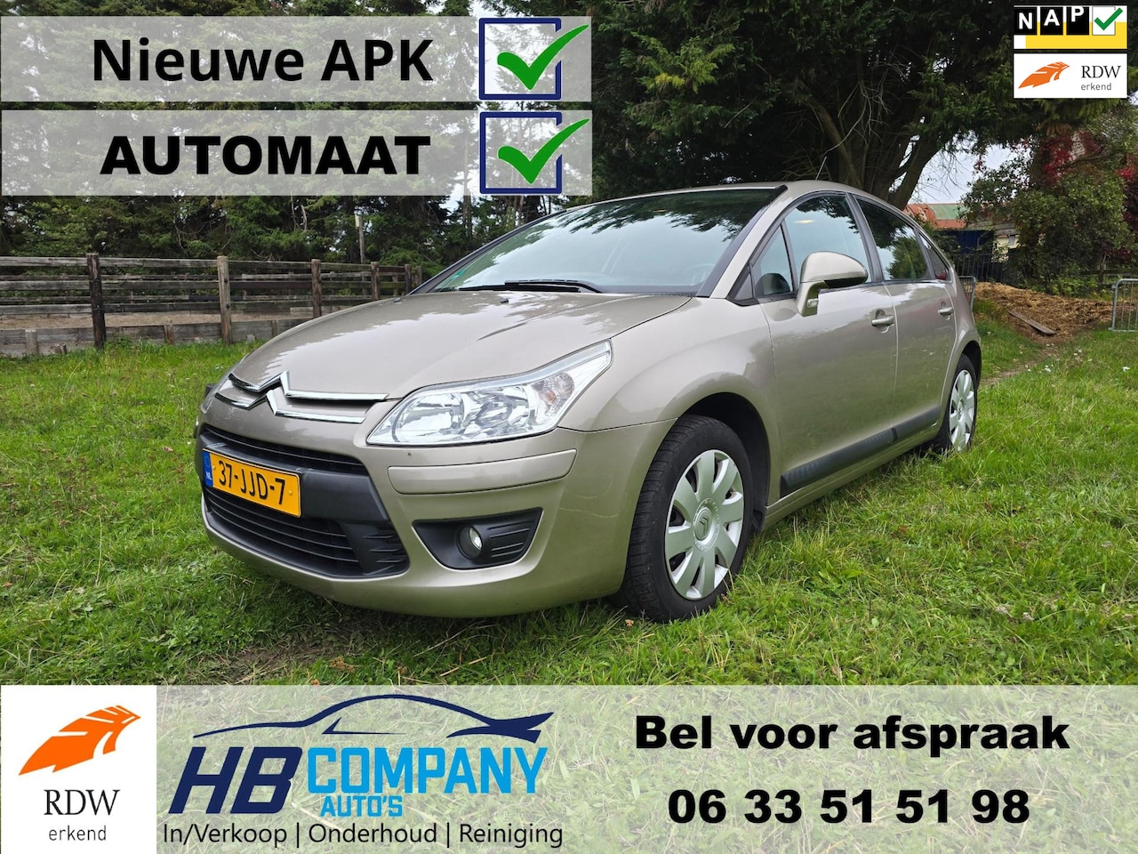 Citroën C4 - 1.6 VTi Image | Automaat | Airco | Nieuwe APK | NAP | Zeer nette auto - AutoWereld.nl