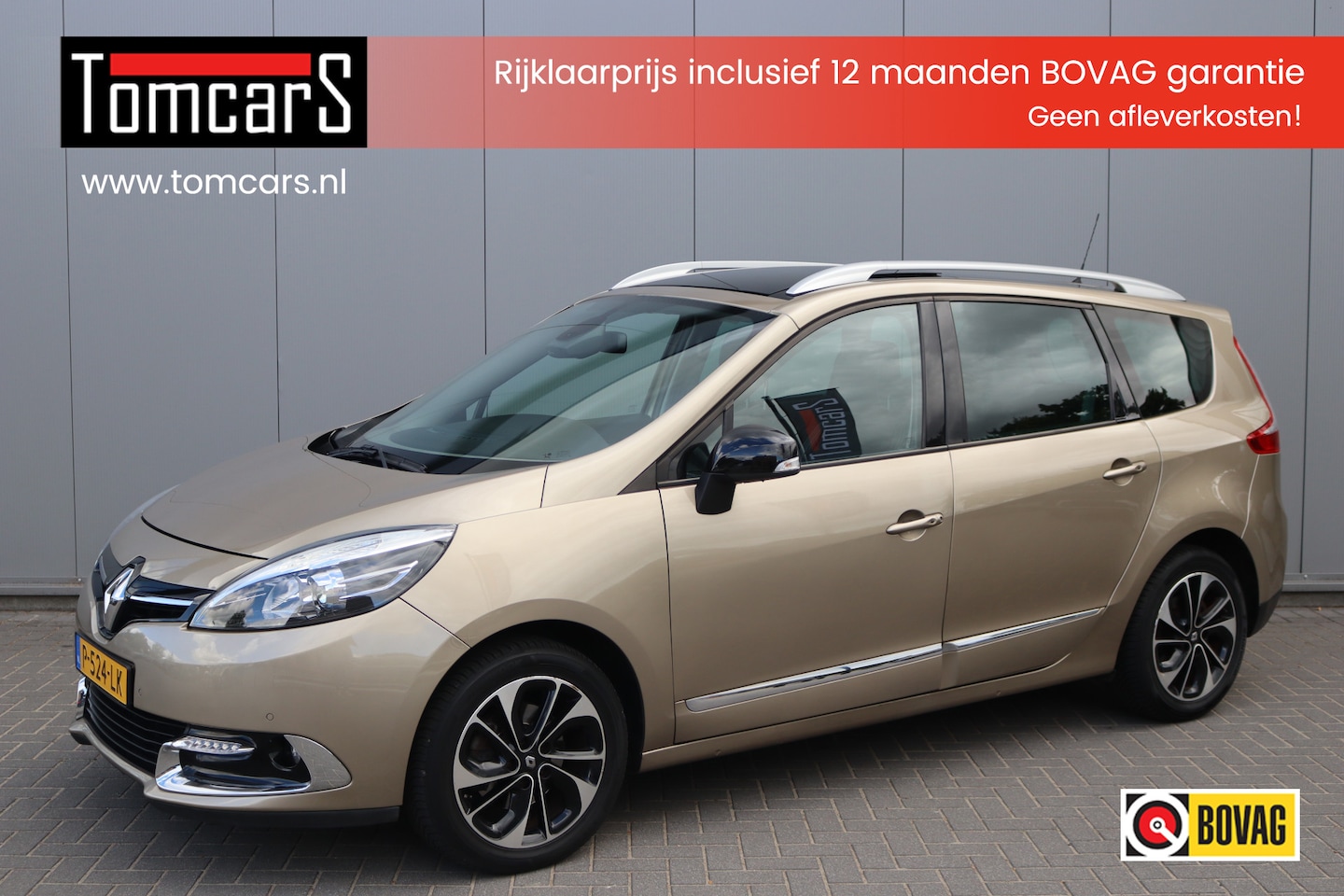Renault Grand Scénic - 1.2 TCe 130PK Limited 7p. Navigatie/Panoramadak/Parkeerhulp/Camera/Bluetooth - AutoWereld.nl