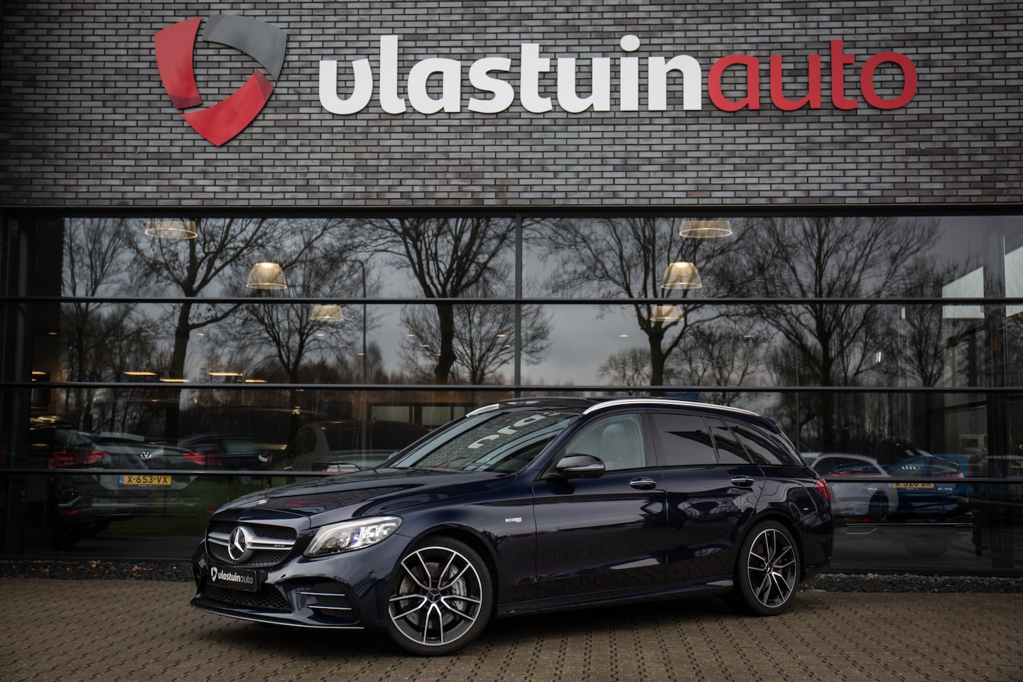 Mercedes-Benz C-klasse Estate - AMG 43 4MATIC Premium Plus Pack , Dealer onderhouden! Panoramadak, Adaptive cruise, 3D cam - AutoWereld.nl