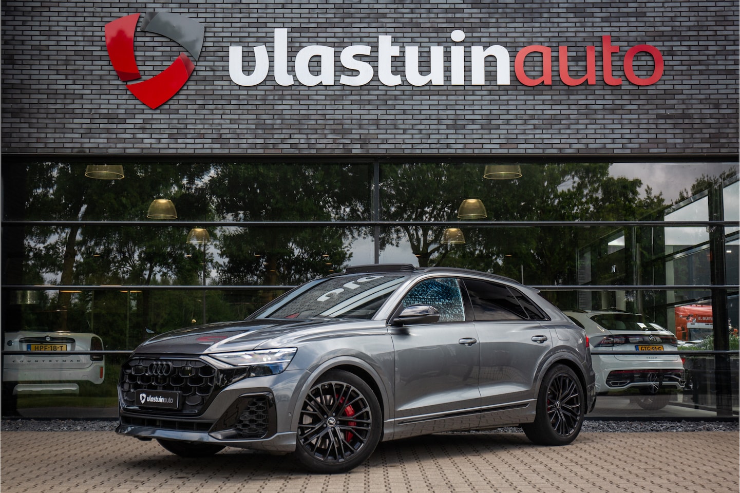 Audi Q8 - 60 TFSI e quattro Pro Line S Competition 60 TFSI e quattro Pro Line S Competition , Daytona Grijs, Panoramadak, Adaptive cruise, He - AutoWereld.nl
