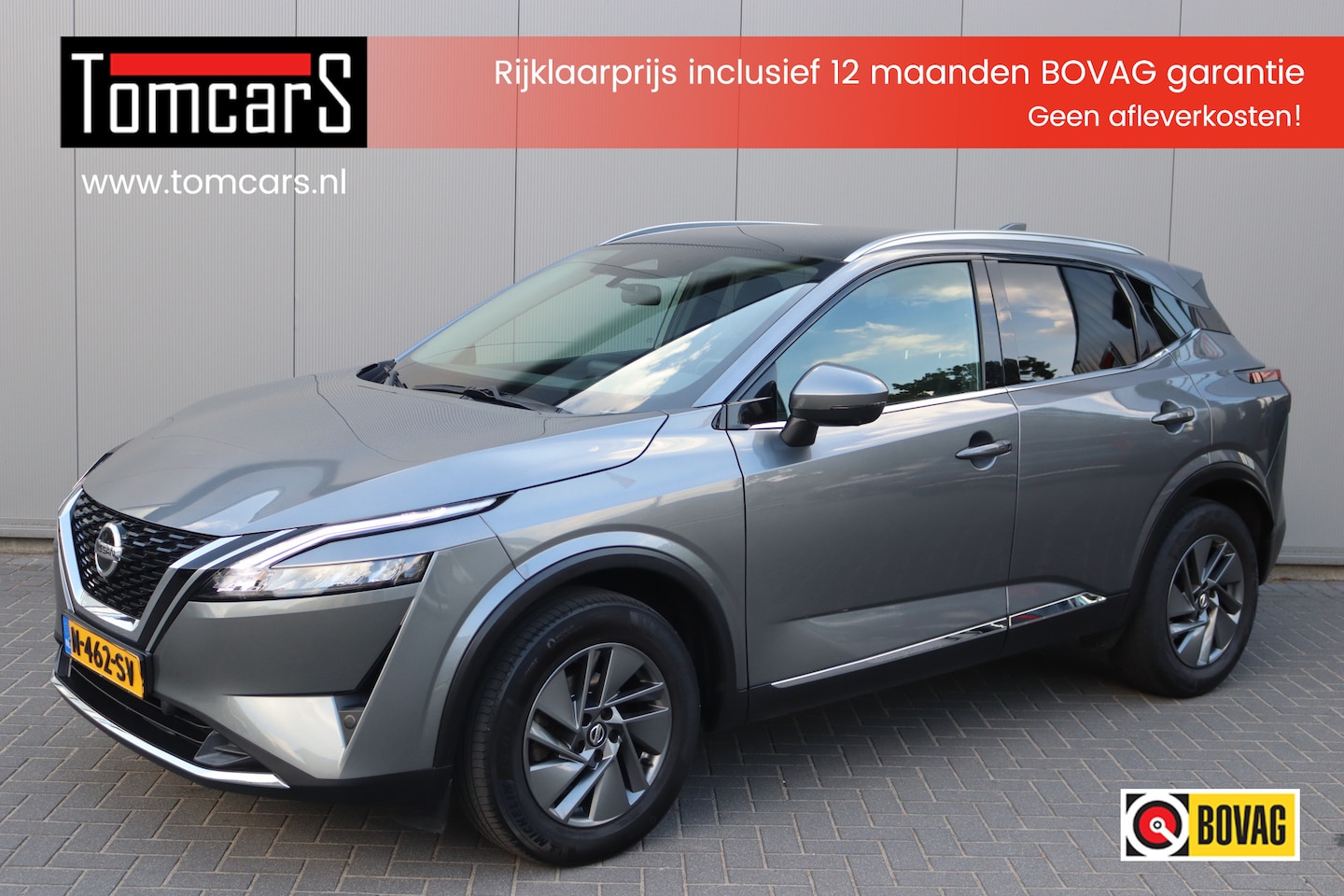 Nissan Qashqai - 1.3DIG-T 160PK Hybrid Automaat Acenta Navigatie/Trekhaak/360-Camera/Panoramadak - AutoWereld.nl