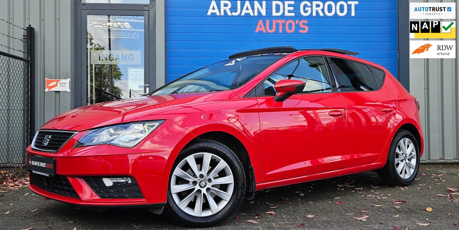 SEAT Leon - 1.0 TSI 116PK CLima Cruise Pano Keyless Carplay® Camera - AutoWereld.nl