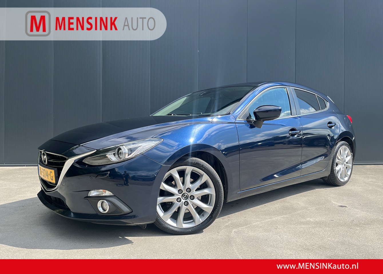 Mazda 3 - 2.2D GT-M XENON LEER HUD LED NAVI CRUISE ECC TREKHAAK - AutoWereld.nl