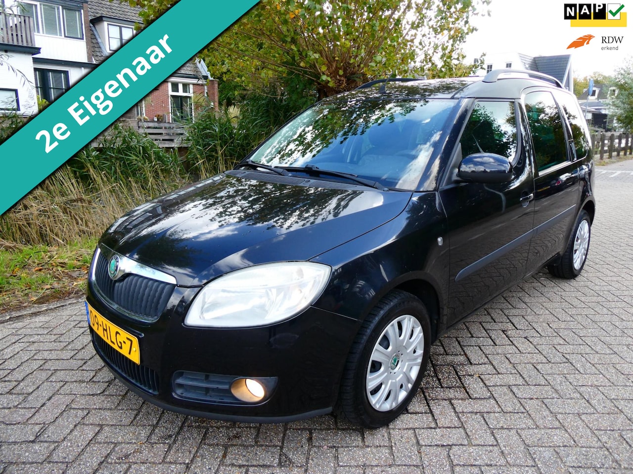 Skoda Roomster - 1.4-16V 86pk LPG Airco Hoge instap 2e eig. Trekhaak - AutoWereld.nl