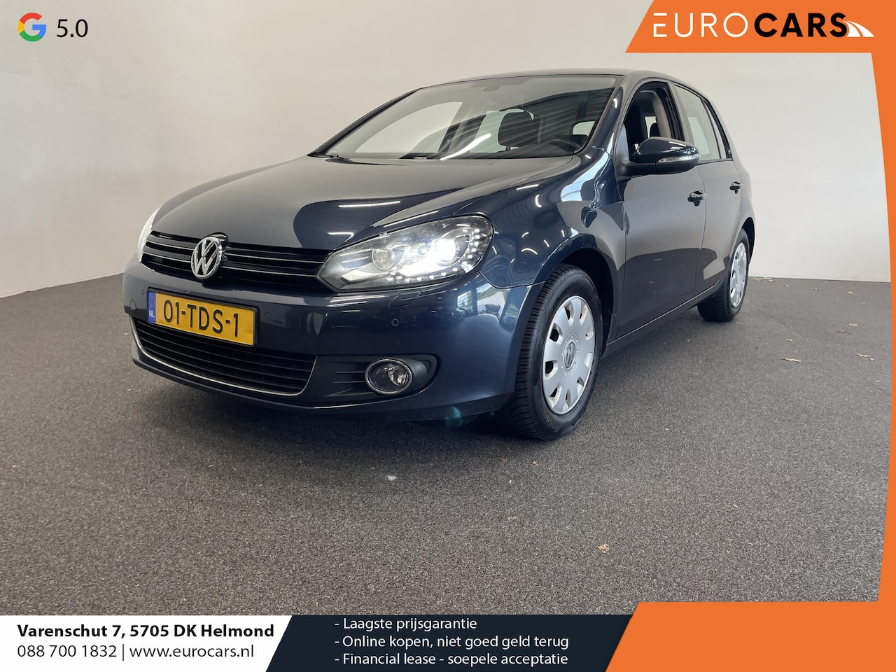 Volkswagen Golf - 1.2 TSI Highline BlueMotion parkeersensoren voor en achter Navi Cruise Control Snelheidsbe - AutoWereld.nl