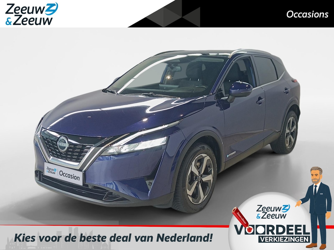 Nissan Qashqai - 1.5 e-Power N-Connecta *190PK*Navi+360Camera*Climate*Parc Assist*Navigatie**Climate contro - AutoWereld.nl