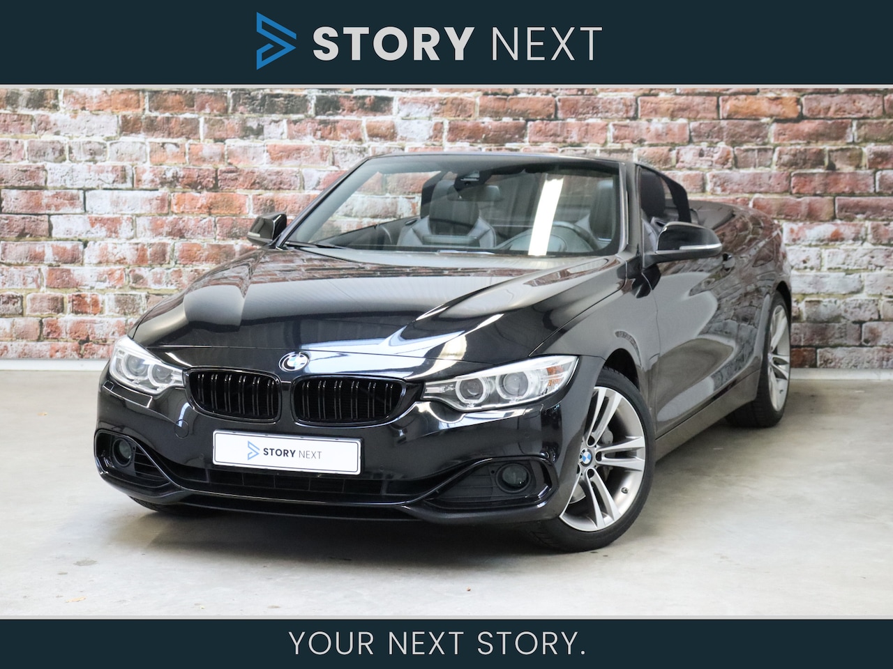 BMW 4-serie Cabrio - 435i High Executive Sport Line Automaat / Navigatie Professional / Leder / Stoelverwarming - AutoWereld.nl
