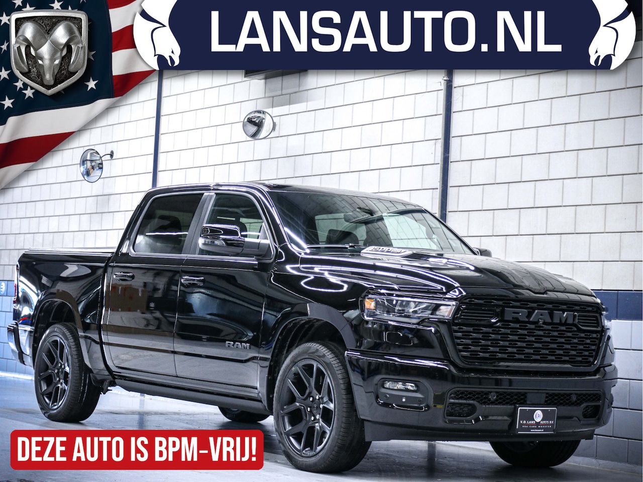 Dodge Ram 1500 - Sport Night | BPM-vrij leverbaar! | 3.0L 420PK 4x4 Crew Cab - AutoWereld.nl