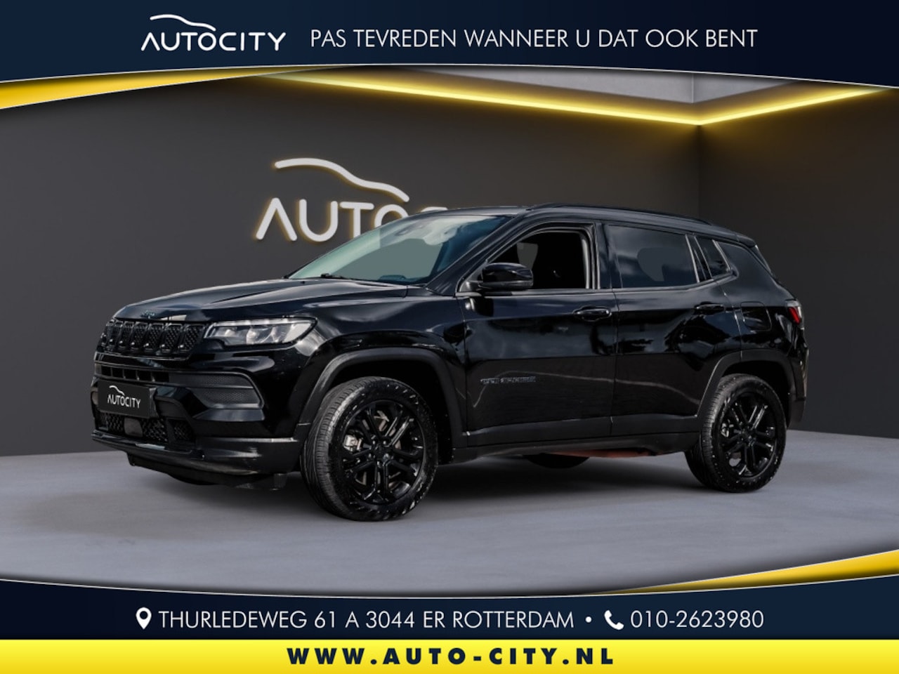 Jeep Compass - Compass 1.3 Plug-In Hybrid Longitude Night Eagle - AutoWereld.nl