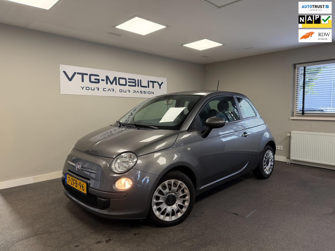 Fiat 500 - 1.0 TwinAir Pop Elektr.Ramen|Airco|Start/Stop|Goed onderhouden - AutoWereld.nl