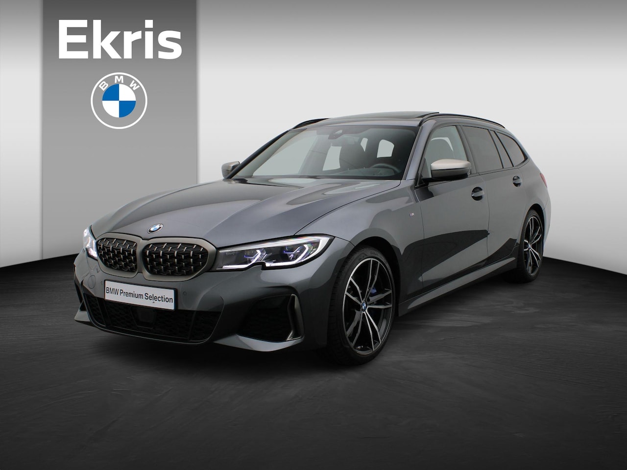 BMW 3-serie Touring - M340i xDrive High Executive | Comfort Access | Trekhaak | Panoramadak | Elektrisch Verstel - AutoWereld.nl