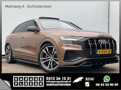 Audi Q8 - 4.0 TDI SQ8 NightVision Carboninleg B&O Sfeerverl HUD 360° Trekhaak
