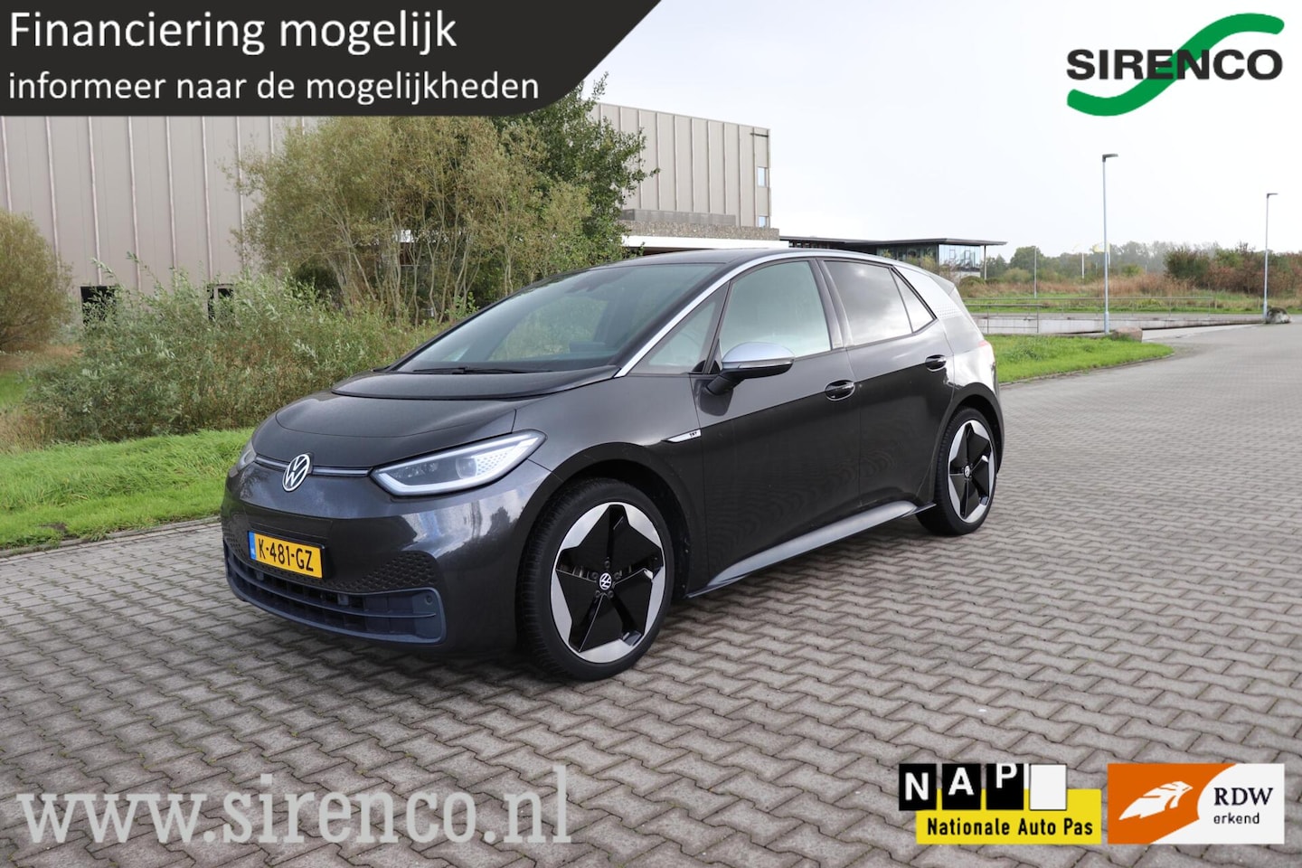 Volkswagen ID.3 - First Plus MAX 58 kWh stoel+stuurverwarming adaptive cruise control carplay sfeerverlichti - AutoWereld.nl
