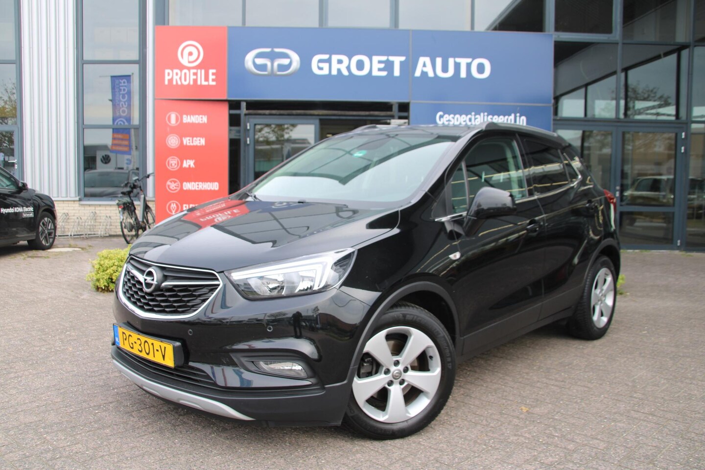 Opel Mokka X - 1.4 Turbo 140pk Bi-Fuel Innovation Airco Navi Carplay G3 Trekhaak dealer onderhouden - AutoWereld.nl