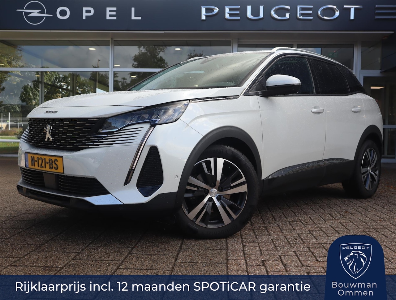 Peugeot 3008 - SUV Allure PureTech 130pk EAT8 automaat, Rijklaarprijs, Navigatie Camera Trekhaak Stoelver - AutoWereld.nl