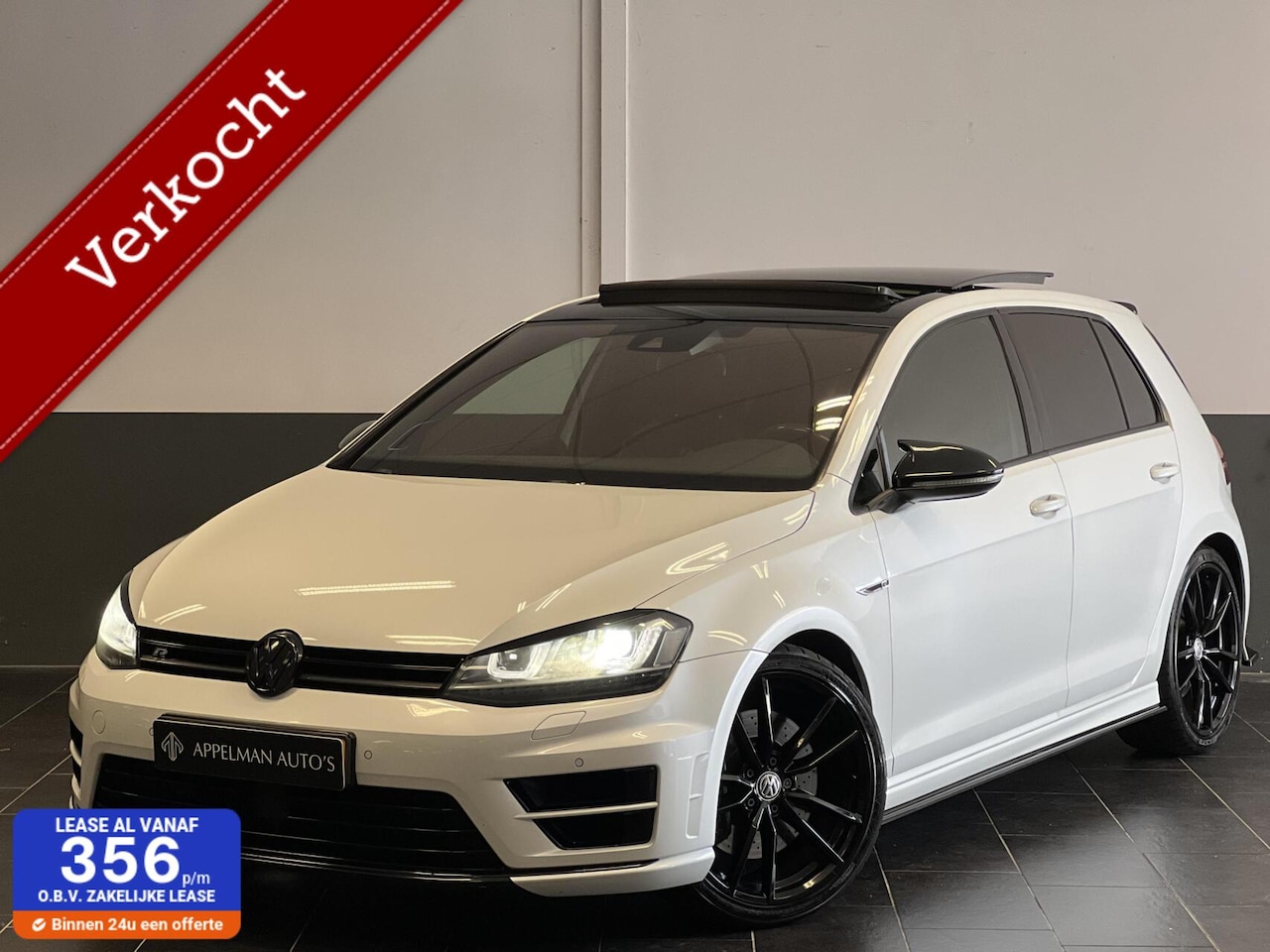 Volkswagen Golf - 2.0 TSI R 4Motion | Full | Carbon Stuur | Maxton | Pano | Dynaudio | Camera | Dodehoek | L - AutoWereld.nl