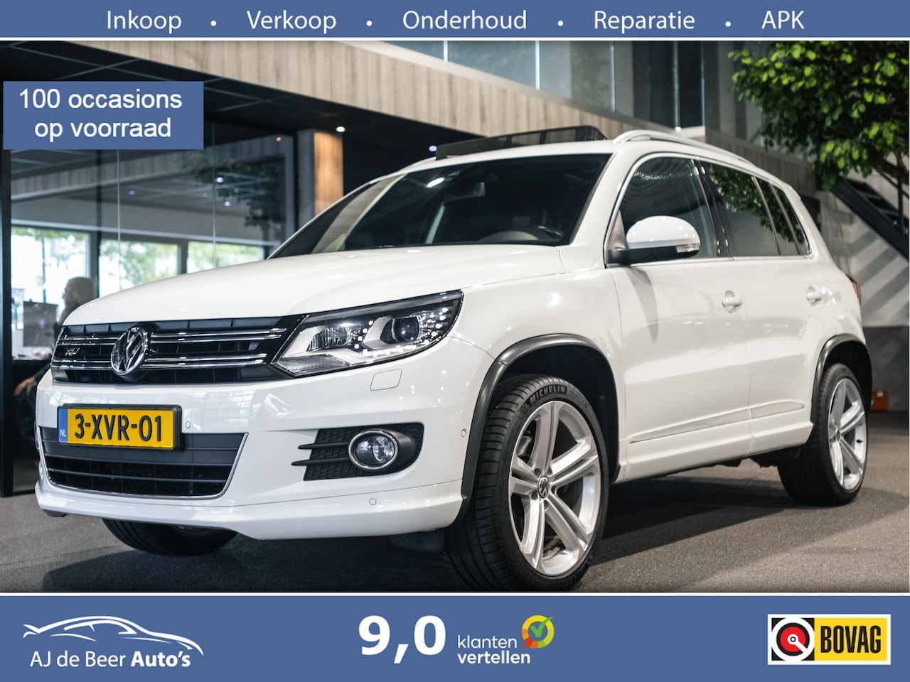 Volkswagen Tiguan - 1.4 TSI R-Line Edition Panorama | Trekhaak | Navigatie | Cruise - AutoWereld.nl