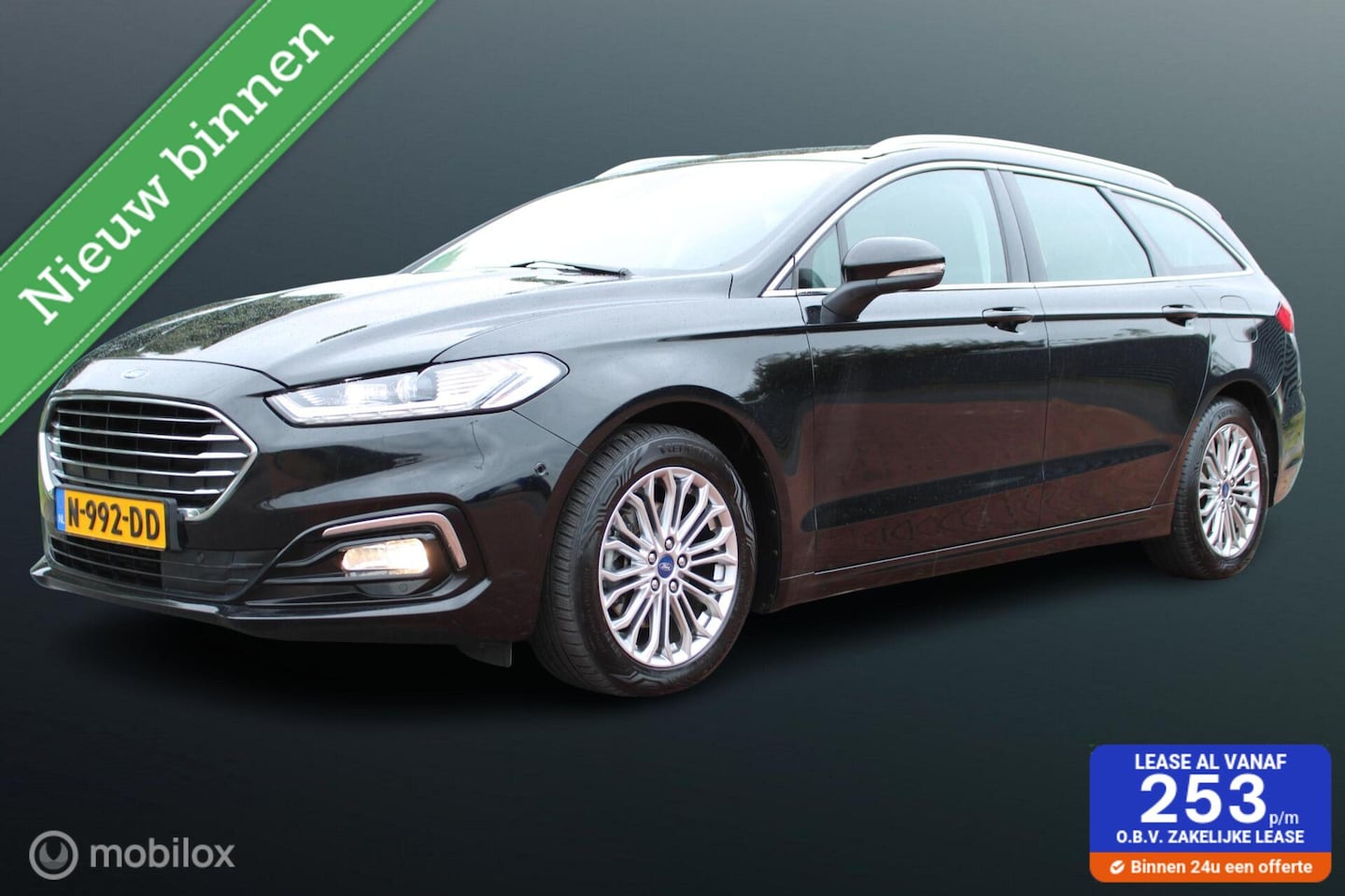 Ford Mondeo Wagon - 2.0 IVCT HEV Titanium 2.0 IVCT HEV Titanium, Stoelverwarming, Navi, App connect, Cruise, Clima, Pdc voor + achte - AutoWereld.nl